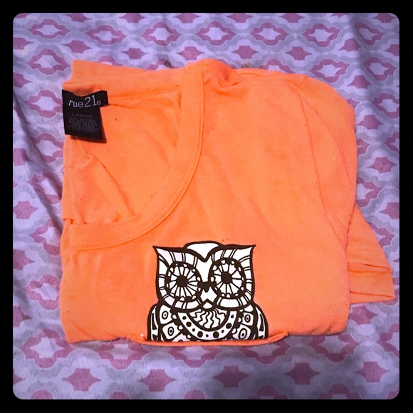 Chemise Femme Rue 21 Motif Guépard (cheetah) Orange - Taille S - Neuf Avec étiquettes - Style Décontracté